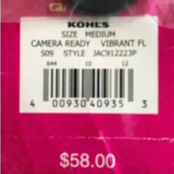 Candie’s Camera Ready Style Cropped Vibrant Floral Jacket Size Medium NEW NWT - Picture 12 of 12